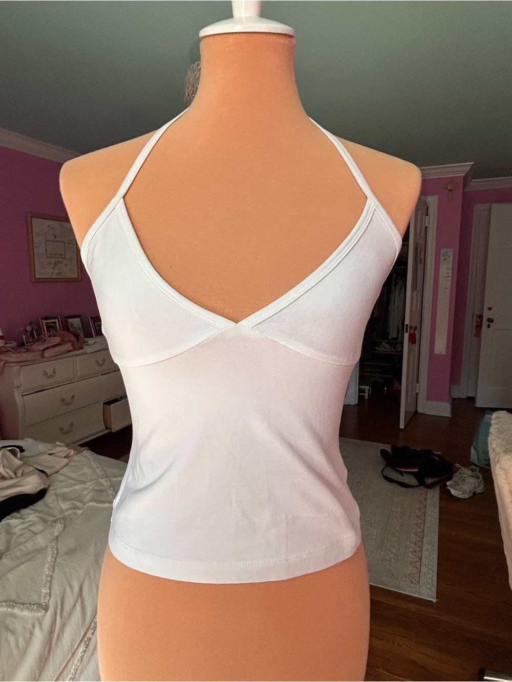 wild fable White V-Neck Spaghetti Strap Camisole